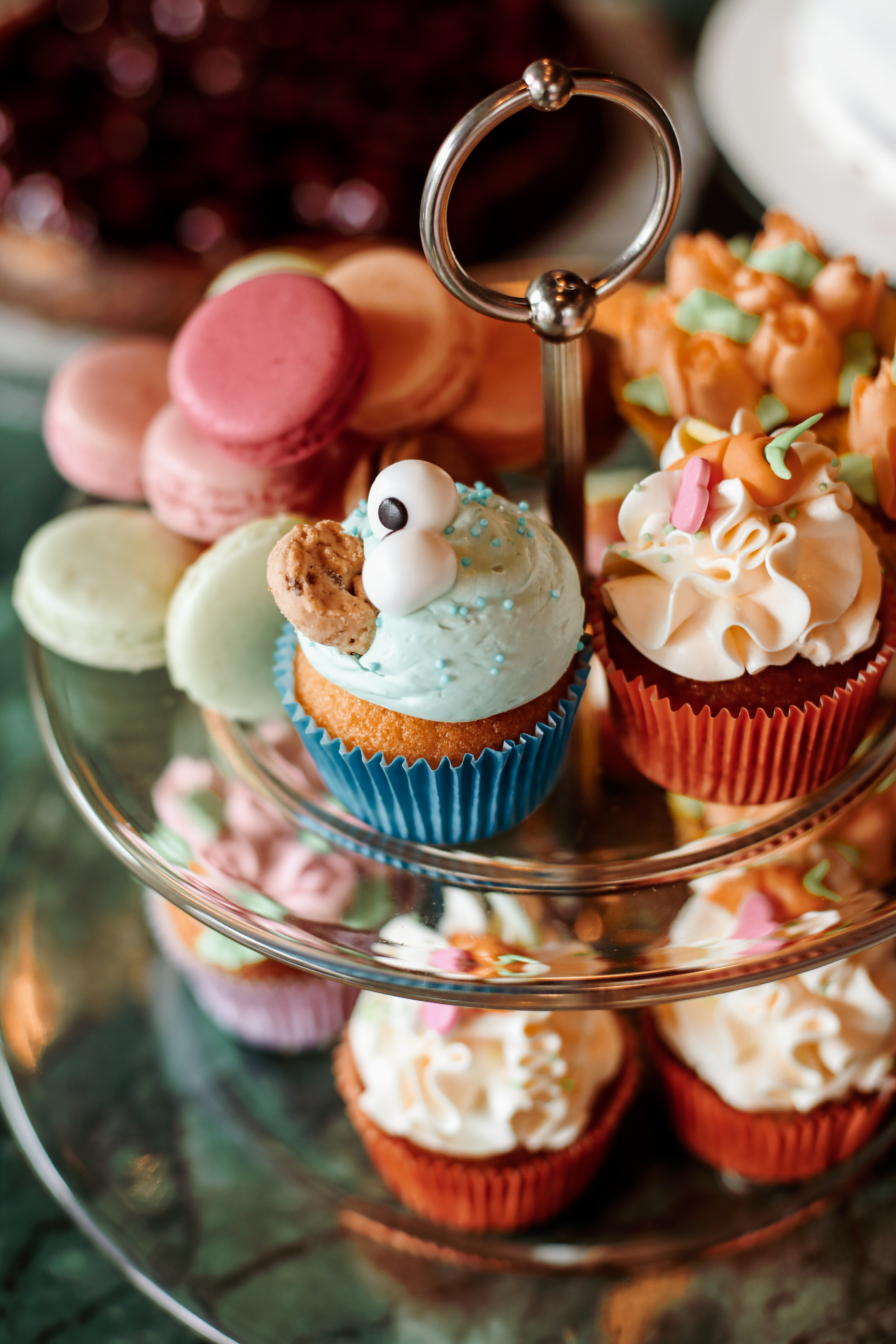 Huisgemaakte babyshower cupcake (jongen)